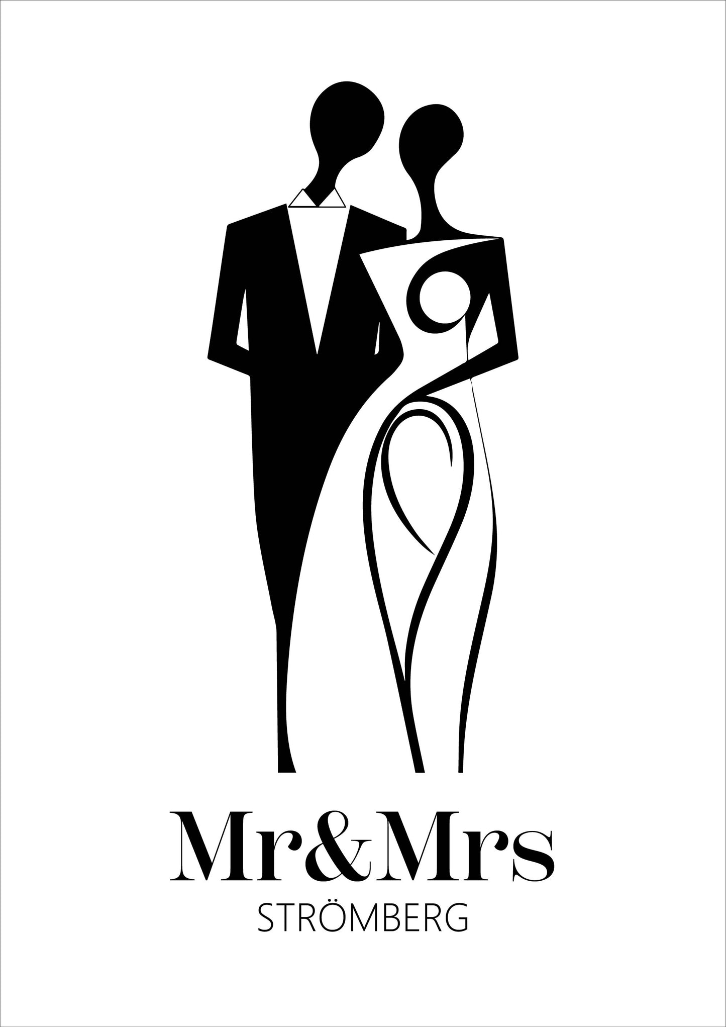 Mr & Mrs med efternamn